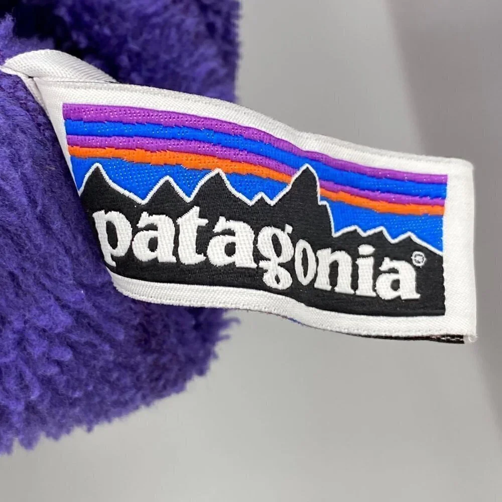 Patagonia Purple Polartec Pullover Fleece Jacket Girls Size XL